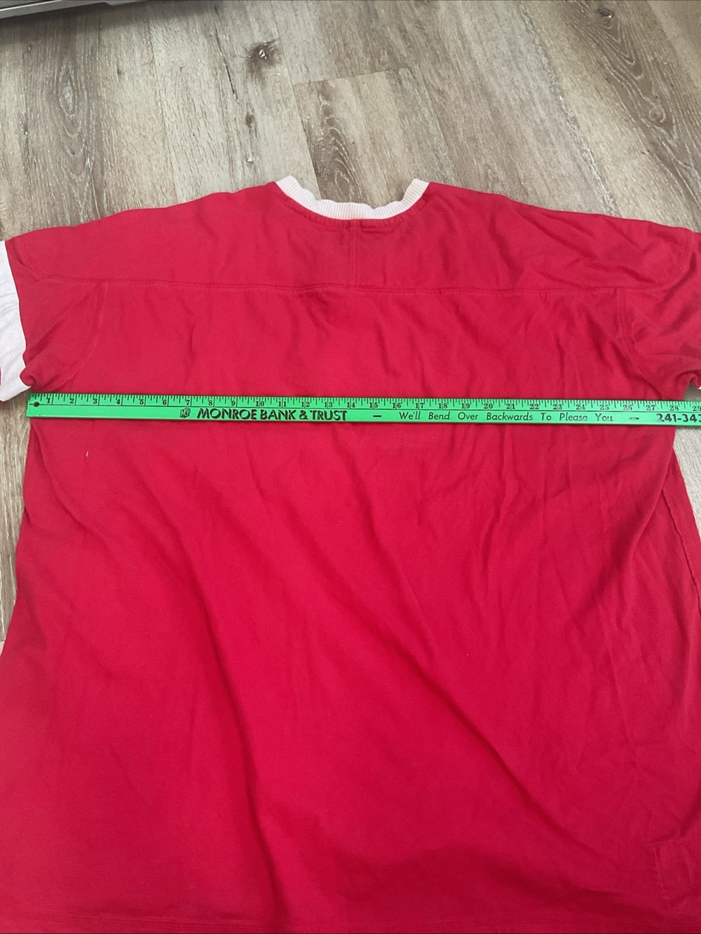 Mitchell & Ness - Red Detroit Red Wings Pullover Hockey Jersey with White Trim - Picture 8 of 13
